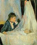 Berthe Morisot, The Cradle Fine Art Reproduction Oil Painting
