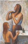 Carlo Carra, Morning Toilette Fine Art Reproduction Oil Painting
