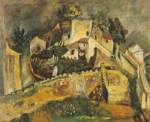 Chaim Soutine,  Landscape at Cagnes Fine Art Reproduction Oil Painting