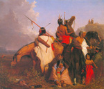 Charles Deas, A Group of Sioux Fine Art Reproduction Oil Painting