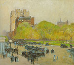 Childe Hassam, Madison Square, New York Fine Art Reproduction Oil Painting