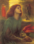 Dante Gabriel Rossetti, Beata Beatrix Fine Art Reproduction Oil Painting