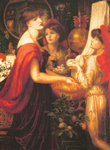 Dante Gabriel Rossetti, La Bella Mano Fine Art Reproduction Oil Painting