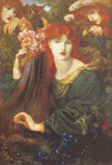 Dante Gabriel Rossetti,  La Ghirlandata Fine Art Reproduction Oil Painting