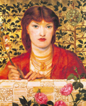 Dante Gabriel Rossetti, Regina Cordium Fine Art Reproduction Oil Painting