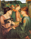 Dante Gabriel Rossetti, The Bower Meadow Fine Art Reproduction Oil Painting
