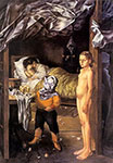 Dorothea Tanning, The Guest Room Fine Art Reproduction Oil Painting