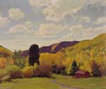E. Martin Hennings, Canyon View Fine Art Reproduction Oil Painting