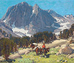 Edgar Alwin Payne, Sierra Trail Fine Art Reproduction Oil Painting