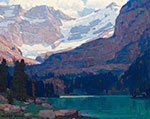 Edgar Alwin Payne, View of the Glacier & Palisades Fine Art Reproduction Oil Painting
