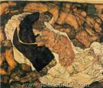 Egon Schiele,  Death and the Maiden Fine Art Reproduction Oil Painting