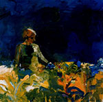Elmer Bischoff, Woman in a Dark sky Fine Art Reproduction Oil Painting