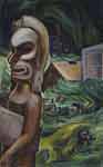 Emily Carr,  Zunoqua of the Cat Village Fine Art Reproduction Oil Painting