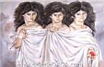 Enrique Grau,  The Three Graces Fine Art Reproduction Oil Painting