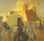 Ernest L. Blumenschein, Church at Ranchos de Taos Fine Art Reproduction Oil Painting