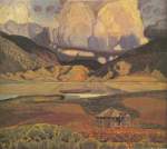 Ernest L. Blumenschein, The Lake Fine Art Reproduction Oil Painting