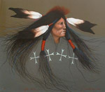 Frank Howell, Oglala Warrior Fine Art Reproduction Oil Painting