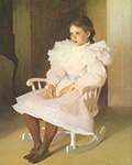 Frank W. Benson, Gertrude Fine Art Reproduction Oil Painting