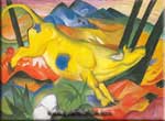 Franz Marc, The Yellow Cow Fine Art Reproduction Oil Painting