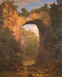 Frederic Edwin Church, The Natural Bridge, Virginia Fine Art Reproduction Oil Painting