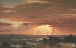 Frederic Edwin Church, The Wreck Fine Art Reproduction Oil Painting