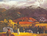George Bellows, Golf Course-California Fine Art Reproduction Oil Painting