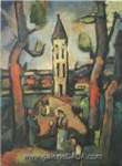 Georges Rouault, Landscape with Large Trees Fine Art Reproduction Oil Painting