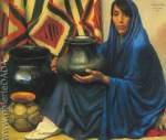 Henry Balink, Pueblo Pottery Fine Art Reproduction Oil Painting