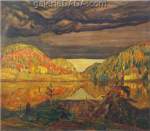 James E. H. MacDonald, October Shower Gleam Fine Art Reproduction Oil Painting