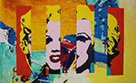 James Gill, Marilyn in the Sky Fine Art Reproduction Oil Painting