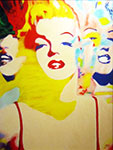 James Gill,  Triple Marilyn Fine Art Reproduction Oil Painting