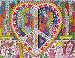 James Rizzi, The Best Peace of My Heart Fine Art Reproduction Oil Painting