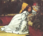 James Tissot, The Convalescent Fine Art Reproduction Oil Painting