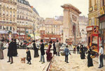 Jean Beraud, La Porte Saint Denis Fine Art Reproduction Oil Painting
