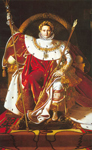 Jean-Dominique Ingres, Napoleon I on the Throne Fine Art Reproduction Oil Painting