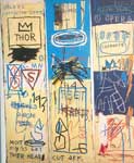 Jean-Michel Basquiat, Charles the First (3 panels) Fine Art Reproduction Oil Painting