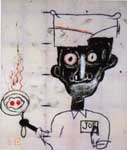 Jean-Michel Basquiat,  Eyes and Eggs Fine Art Reproduction Oil Painting