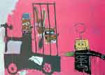 Jean-Michel Basquiat,  Molasses Fine Art Reproduction Oil Painting