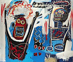 Jean-Michel Basquiat, Palm Springs Jump Fine Art Reproduction Oil Painting