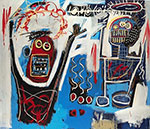 Jean-Michel Basquiat,  Palm Springs Jump Fine Art Reproduction Oil Painting
