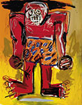Jean-Michel Basquiat,  Sugar Ray Robinson Fine Art Reproduction Oil Painting