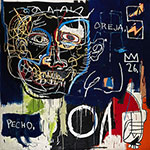 Jean-Michel Basquiat,  Untitled (Pecho/Oreja) Fine Art Reproduction Oil Painting