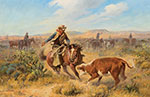 Joe Beeler, Top Horse Fine Art Reproduction Oil Painting