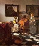 Johannes Vermeer, The Concert Fine Art Reproduction Oil Painting