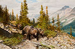 John Clymer, Bear Family Fine Art Reproduction Oil Painting