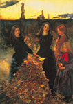 John Everett Millais, Autumn Leaves Fine Art Reproduction Oil Painting