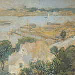 John Henry Twatchman, Gloucester Harbour Fine Art Reproduction Oil Painting