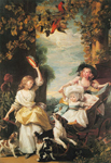John Singleton Copley, The Three Youngest Daughters of George III Fine Art Reproduction Oil Painting