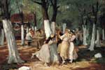 John Sloan, The Picnic Grounds Fine Art Reproduction Oil Painting