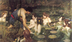 John William Waterhouse, Hylas and the Nymphs Fine Art Reproduction Oil Painting